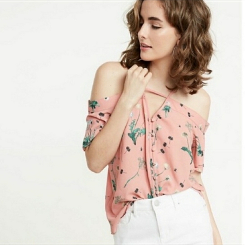 Express Dandelion could shoulder blouse